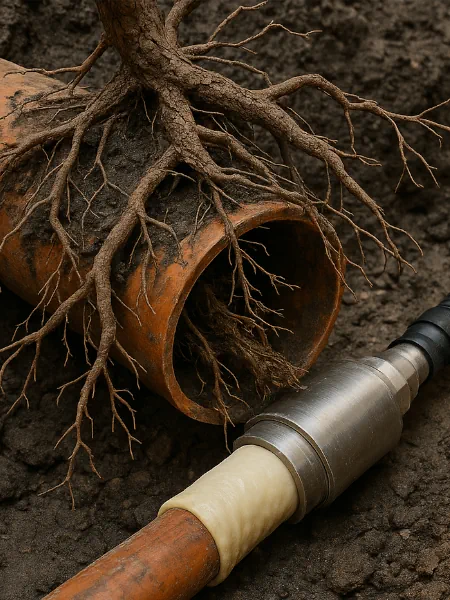 Sanierung bei Wurzeleinwuchs in Nürnberg